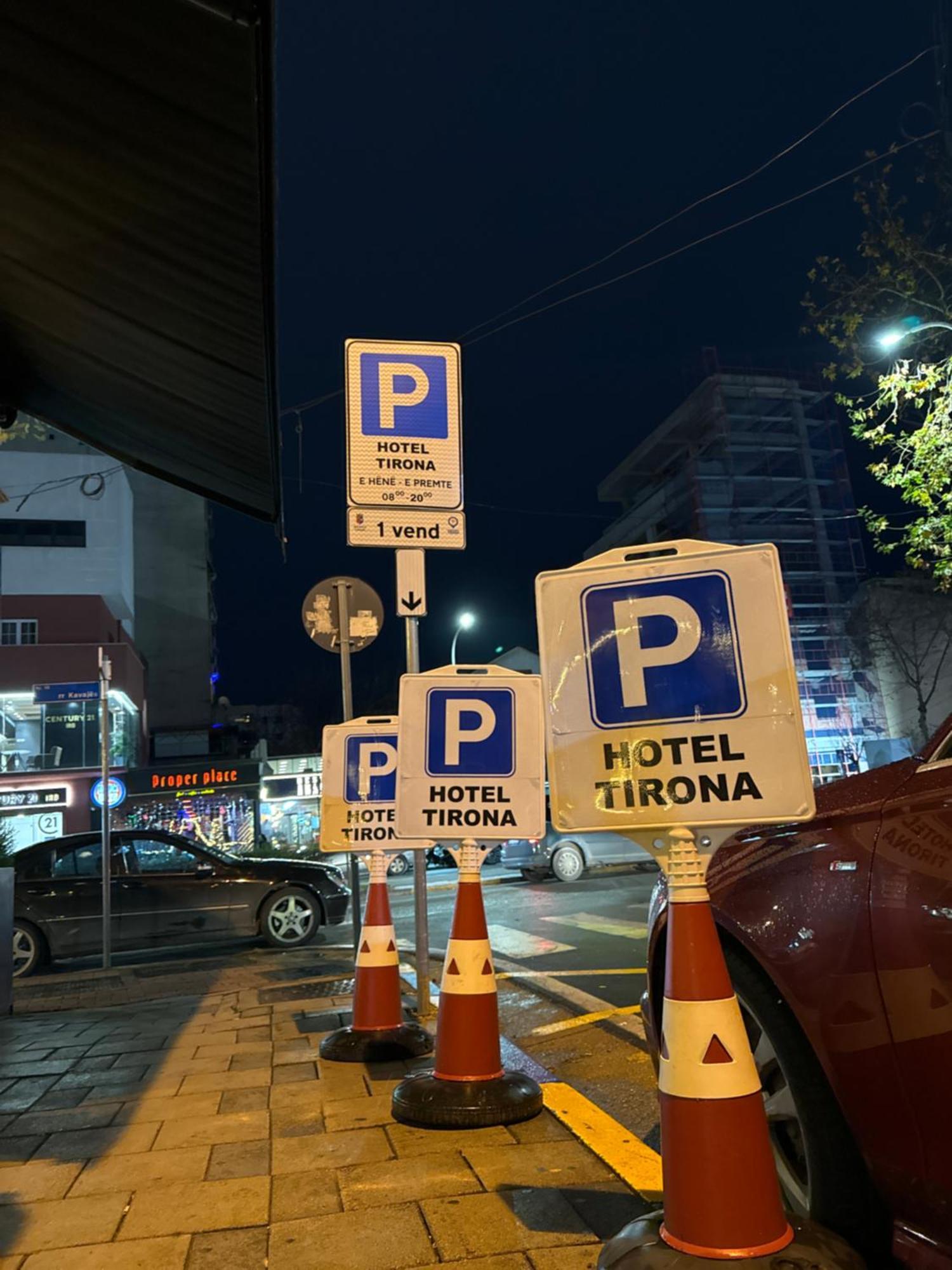 Hotel Tirona Tirana Exterior foto